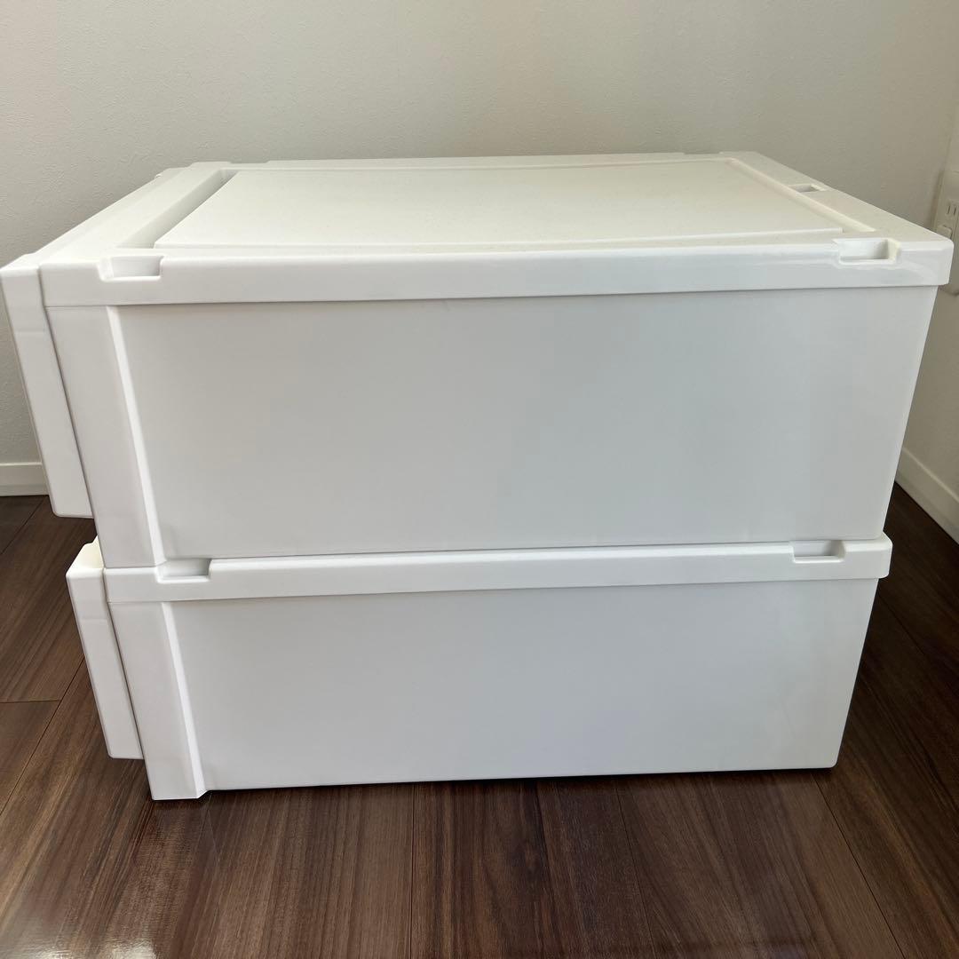 美浜の岩ちゃん　【美品】フィッツ　ユニットケース　ホワイト　3個セット