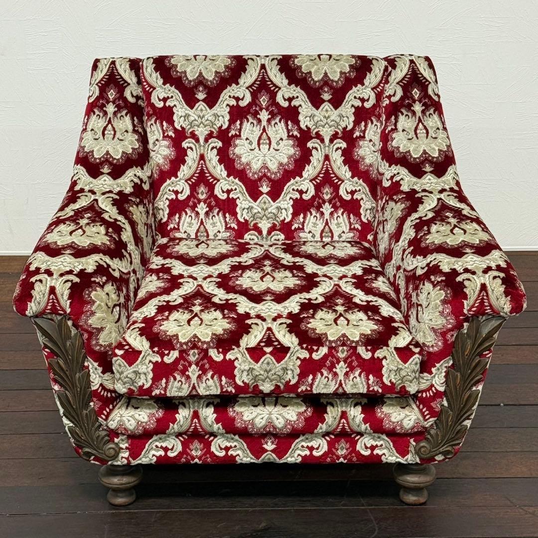 H19K86b 神戸洋家具 永田良介商店 1人掛けソファ