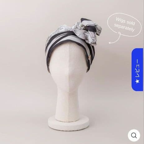 BAREN　バレン スカーフハット　Mサイズ　ボタニカルベージュ