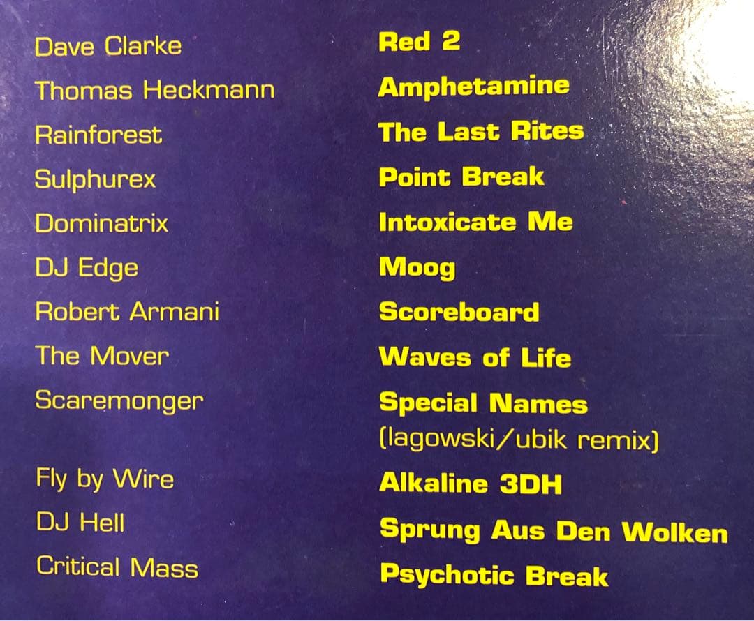 Eurobeat 2000 CLUB CLASSICS Vol.1 レコード