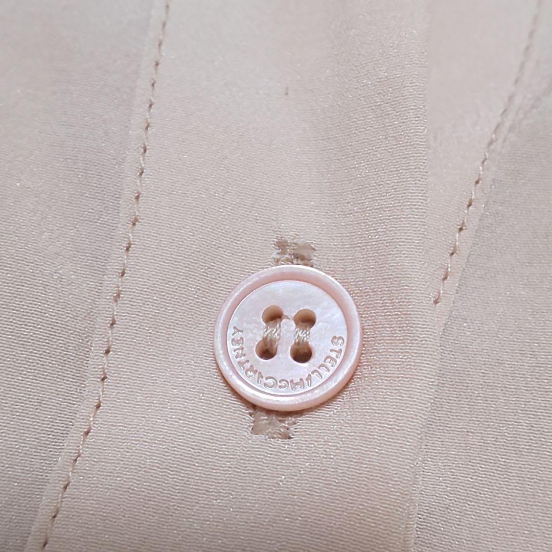 【極美品】STELLA McCARTNEY シルクブラウス バンドカラー