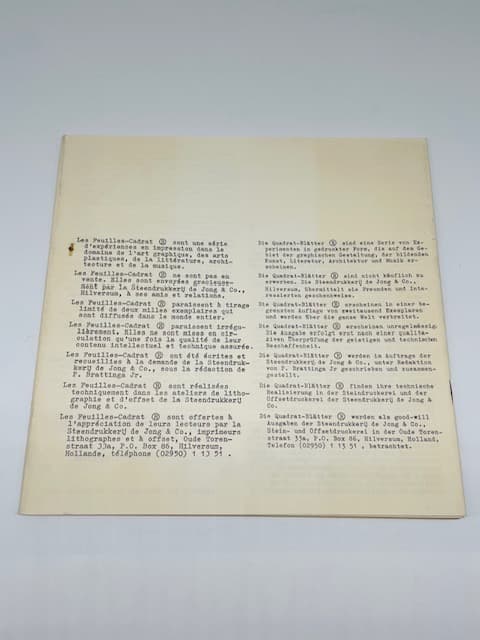 ピーター・ブラッティンガ／Genesis van een compositie