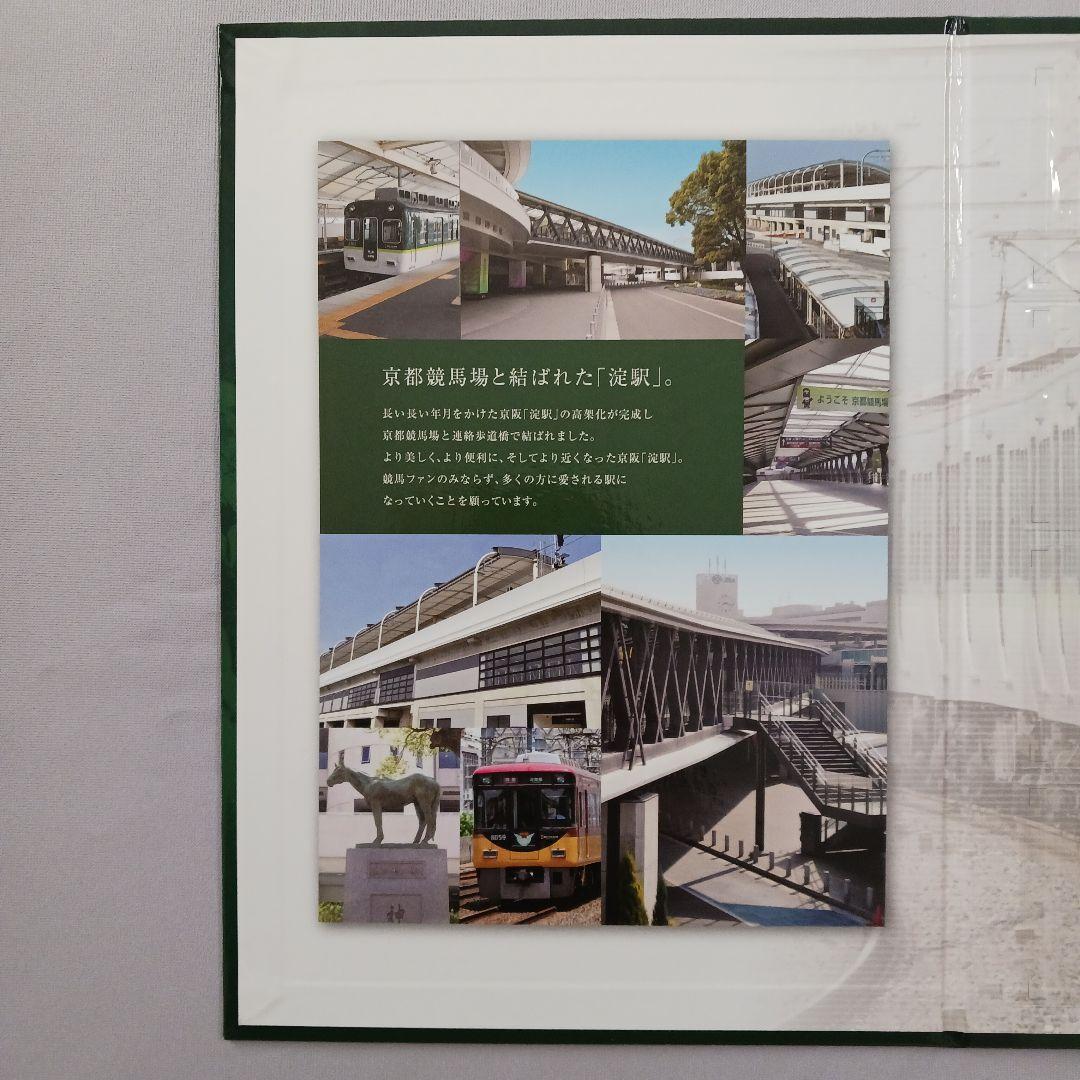 京阪「淀駅」高架化完成記念　記念入場券付きホルダー　JRA京都競馬場　非売品