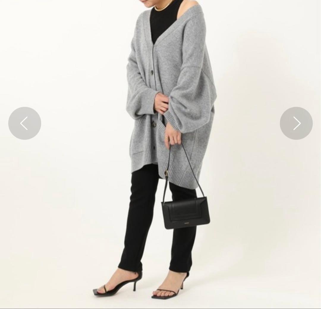 【新品】ドゥーズエムクラス　グレー　　　　　　　　BIGカーディガン