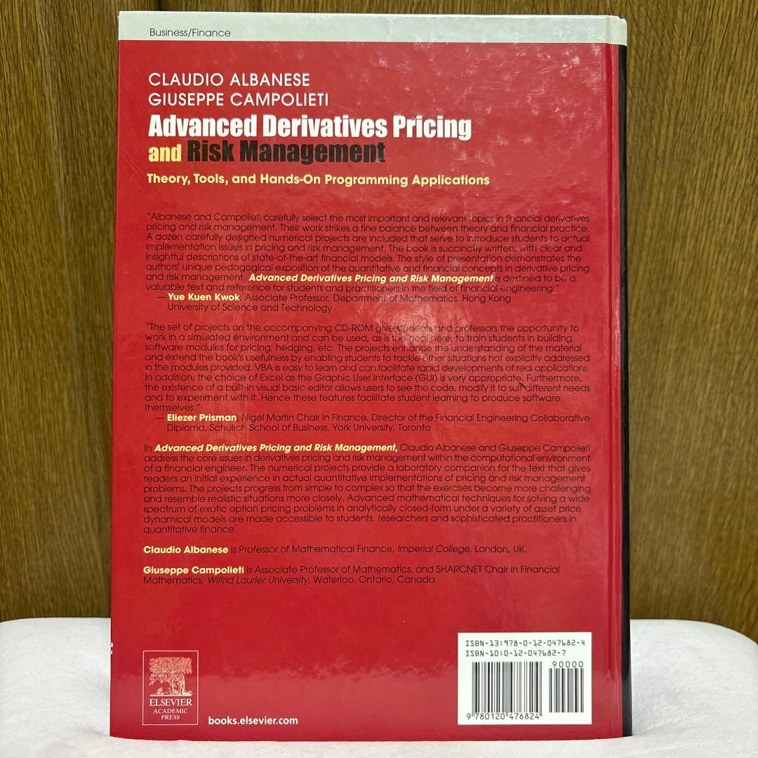 Advanced Derivatives Pricing and …説明欄参照