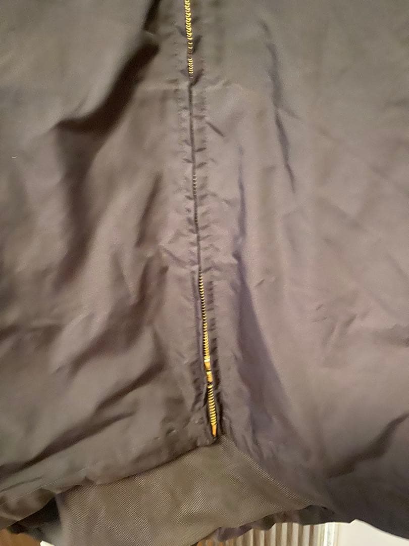 【美品】Deuxieme Classeナイロン フルジップ ブルゾン ブラウン