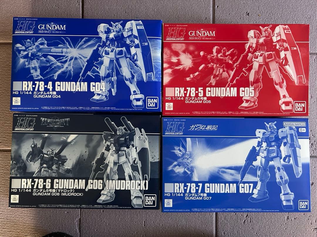 ガンダムさん　ガンプラセット