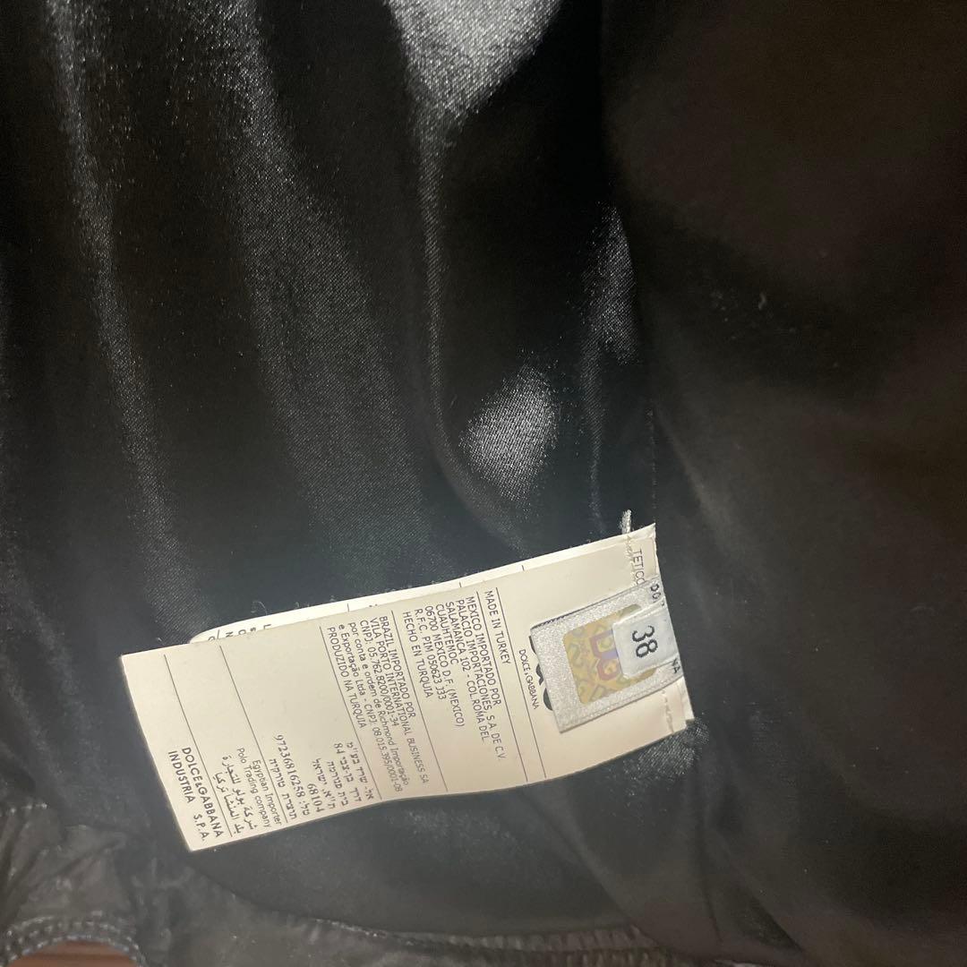 D&G ブラックレザー シングルライダース Mサイズ