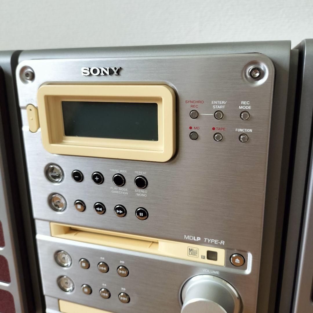 【ジャンク扱い】SONY ソニーCMT-J300 CDMDコンポ