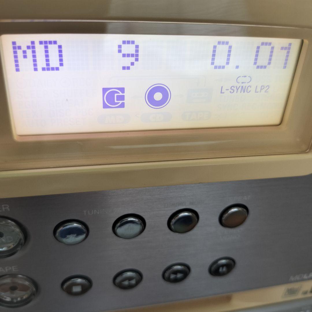 【ジャンク扱い】SONY ソニーCMT-J300 CDMDコンポ