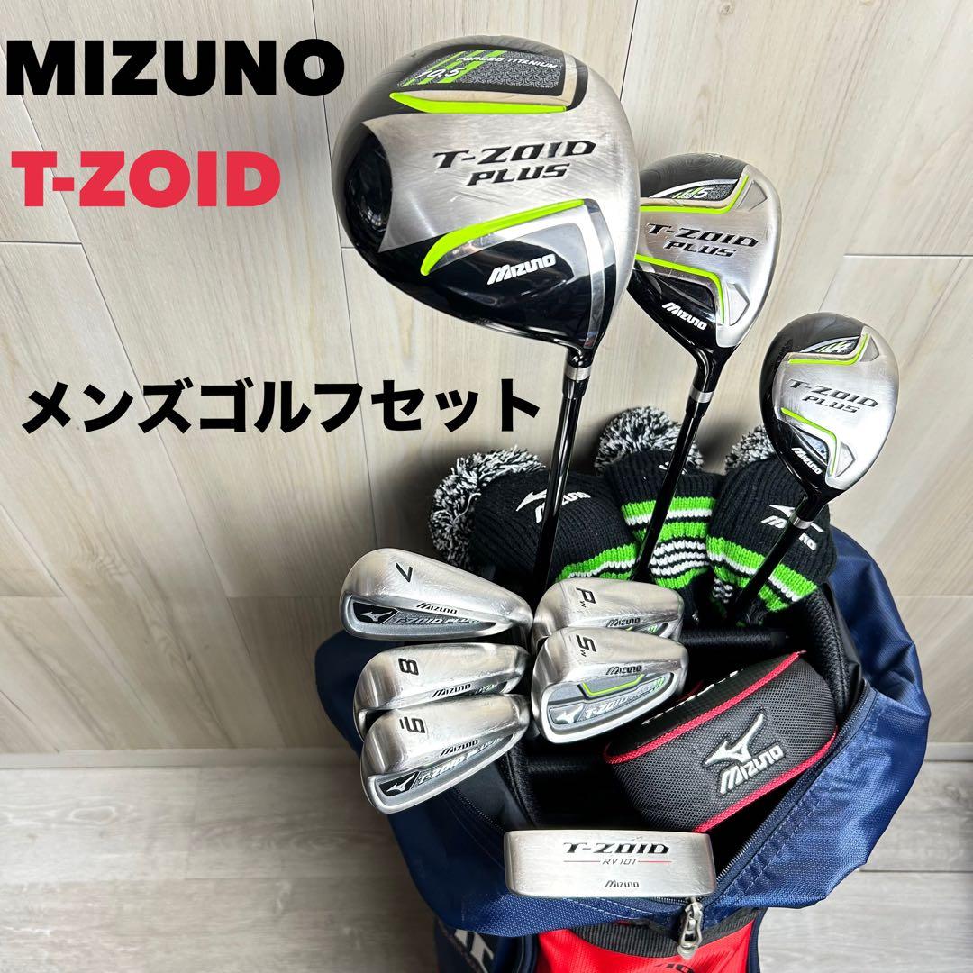 【メンズ右】MIZUNO T-ZOID Plus メンズゴルフセット 71112