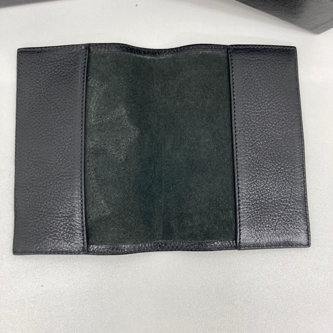 【新品】Chrome Hearts ブラックレザー パスポートケース