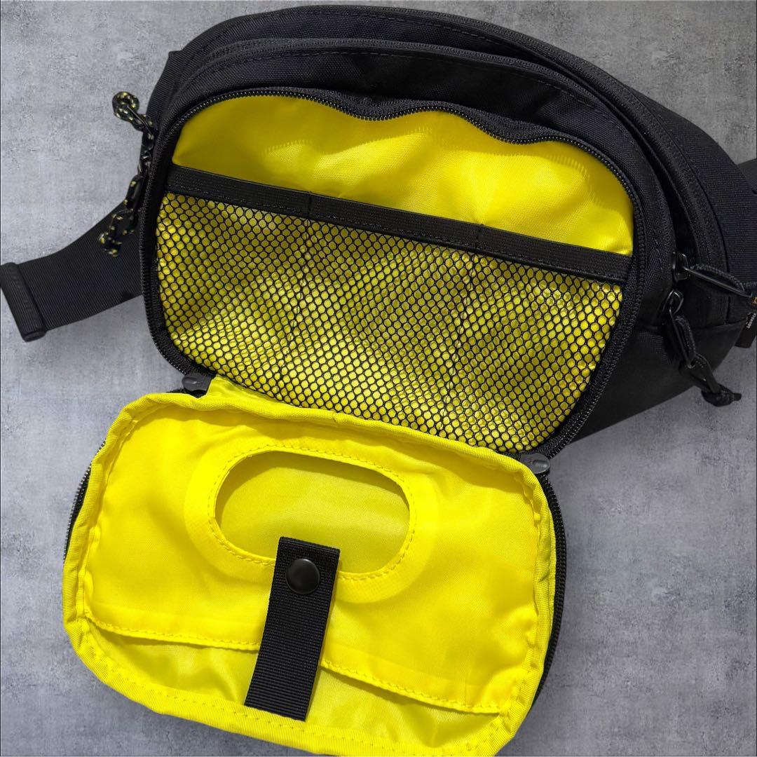 極美品✨ Huggo ハグー ヒップシート ウエストポーチ 黒 ナイロン