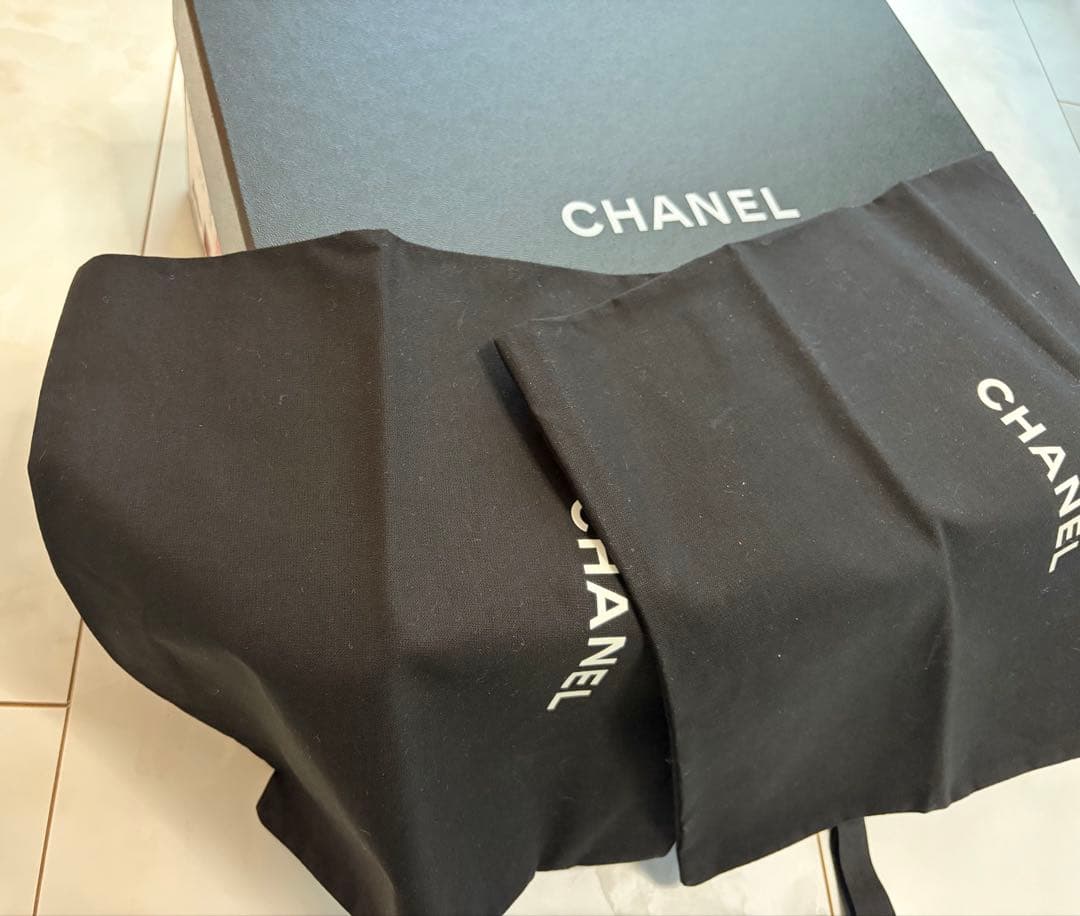 【CHANEL】シャネル　ローファー　23A 厚底　茶色　ブラウン　37.5