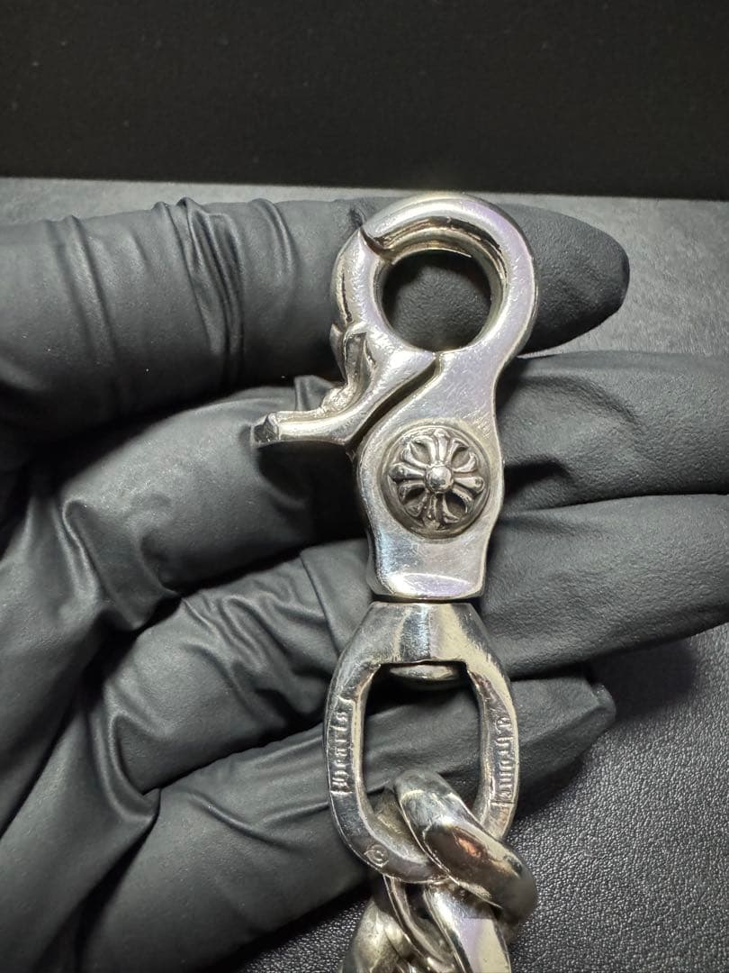 【インボイス無修正原本】クロムハーツ ウォレットチェーン クラシック ショート