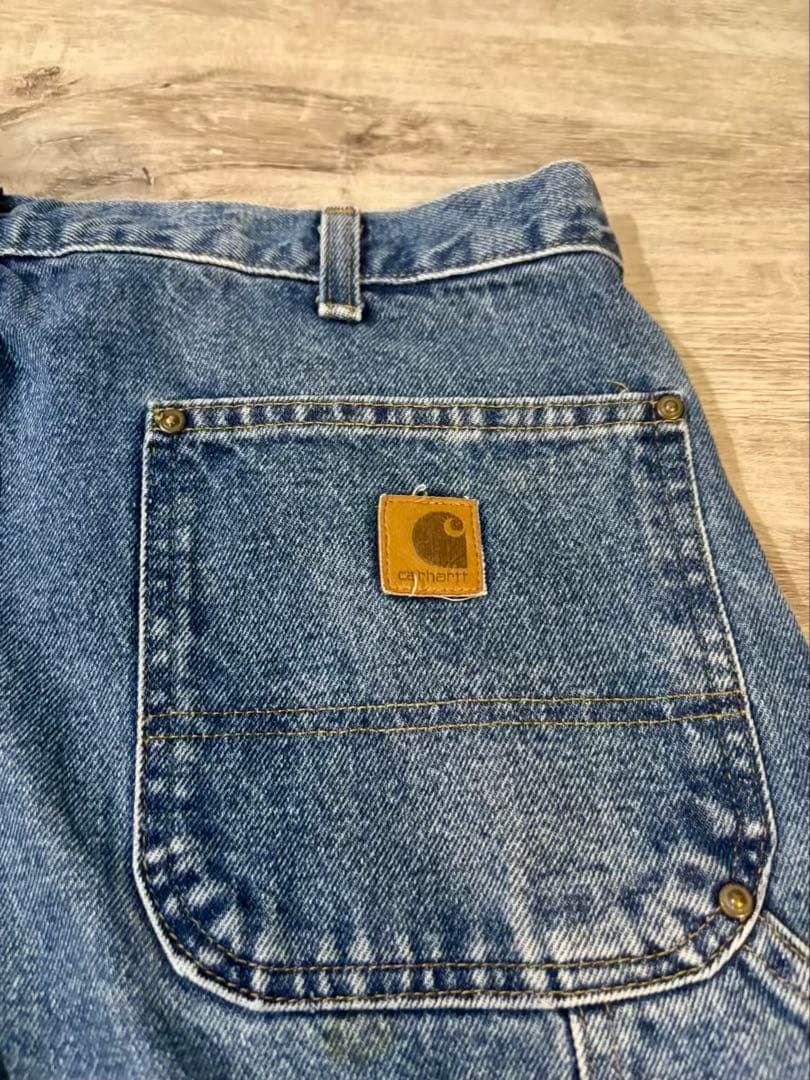 362 Carhartt デニムダブルニー ペインター