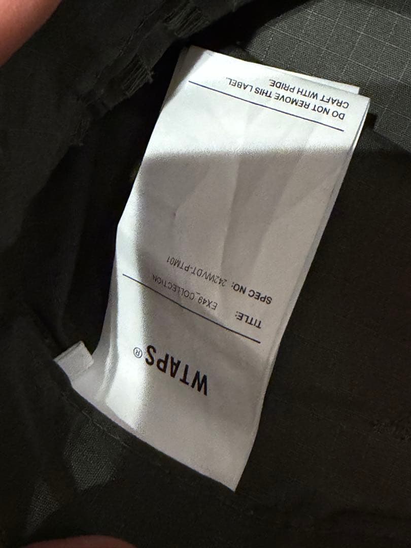 WTAPS 04 size カーキ パンツ カーゴパンツ