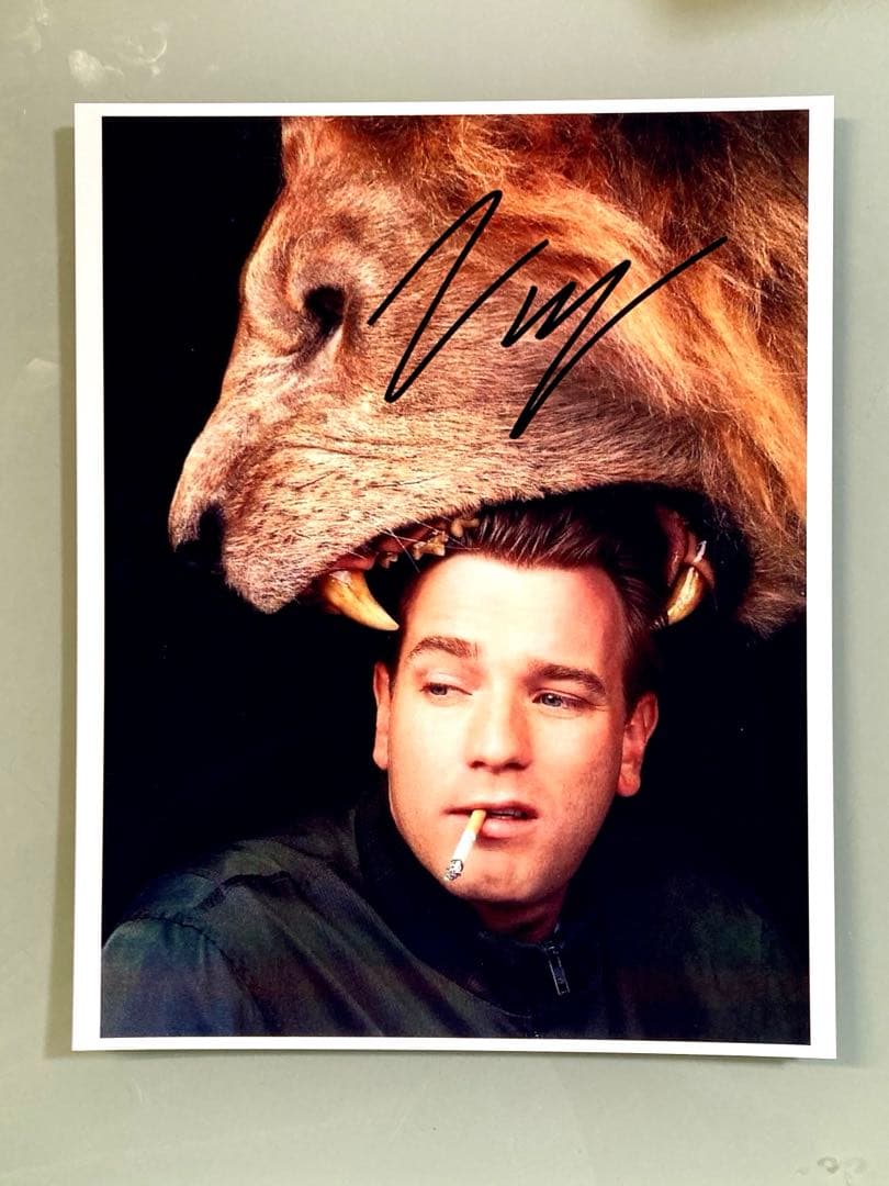 セール中…ユアン・マクレガー直筆サイン入り超大型写真…Ewan McGregor