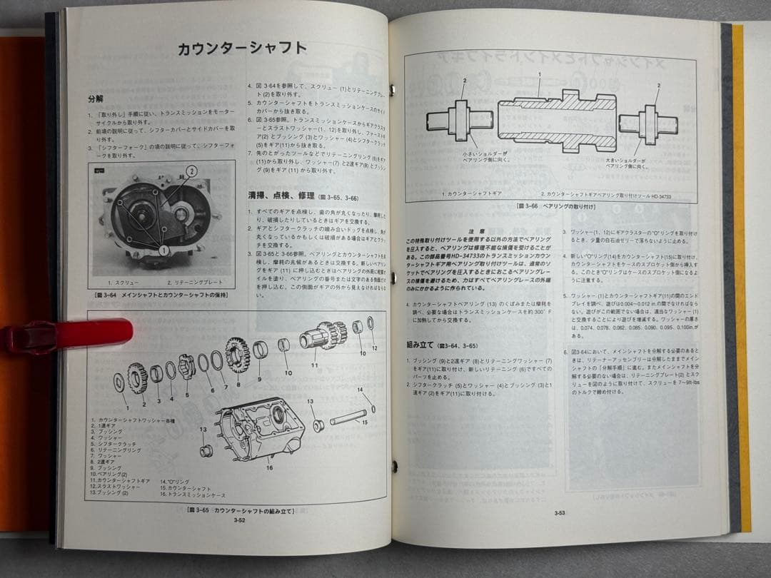ハーレーダビッドソン　公式サービスマニュアル（日本語版）　当時物