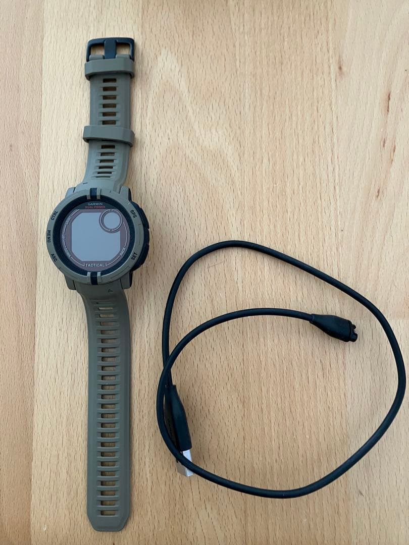 ガーミン Instinct 2 dual powerタクティカル カーキ