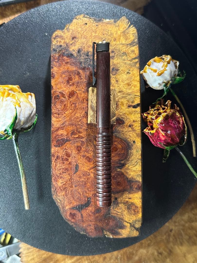 Ag紫檀(紅木)外装クリップ付きオーダー品