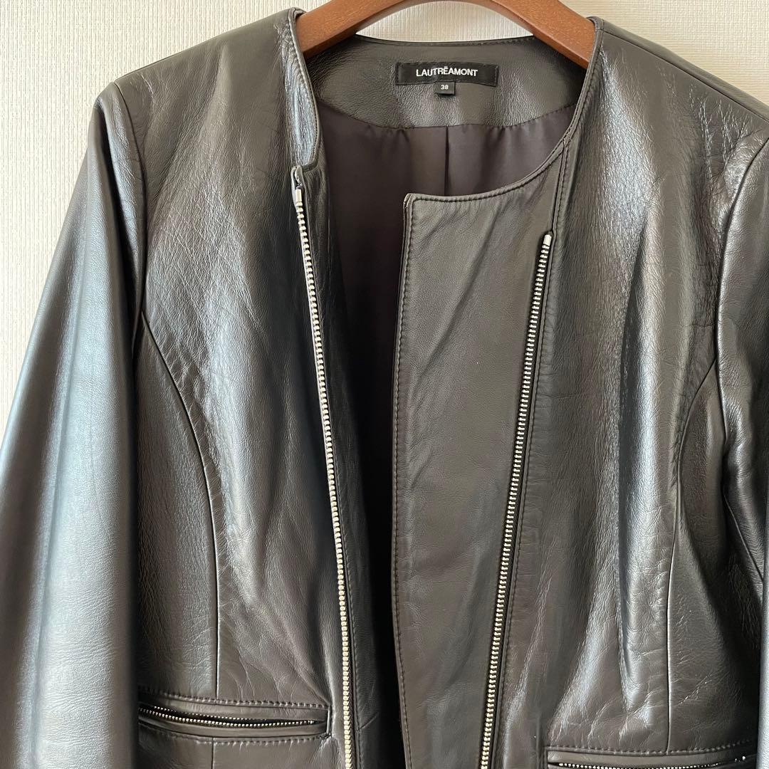 美品！ 羊革 ロートレアモン レザージャケット 38