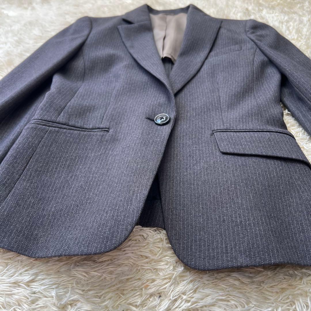 Diana square ダイアナスクエア7号 ストライプ グレー 紺色 セット