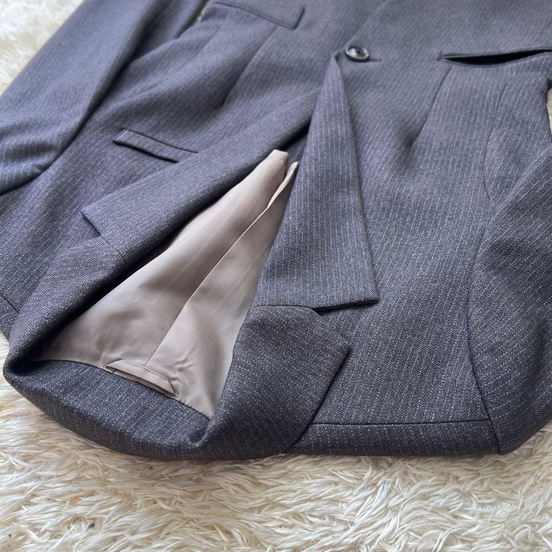 Diana square ダイアナスクエア7号 ストライプ グレー 紺色 セット