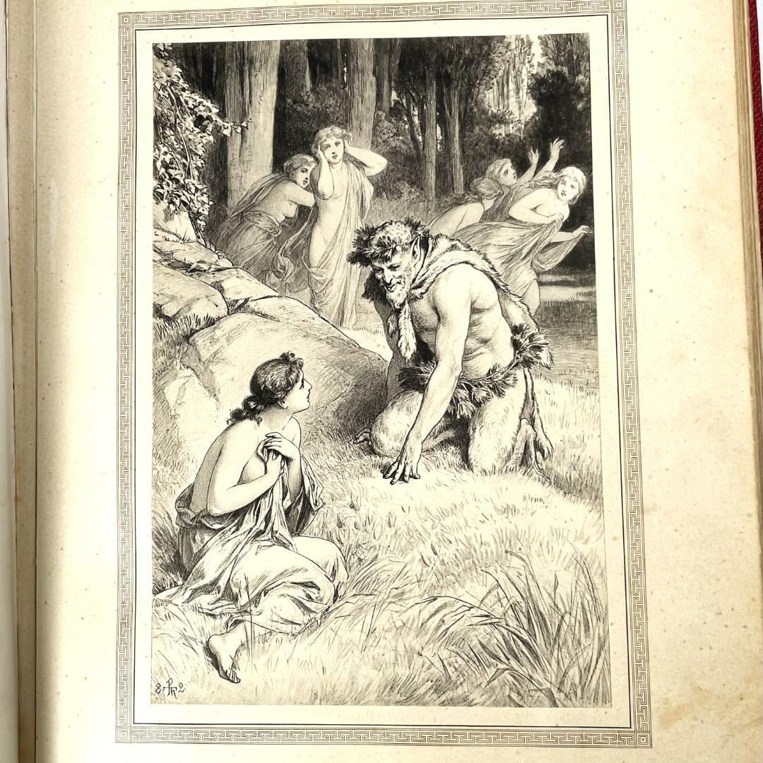 「アモルとプシュケ」ポール・トゥマン挿絵 別刷りイラスト９点に加え文中カット多数