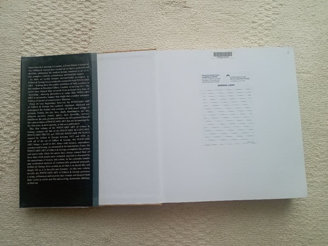 ギルバート&ジョージ Gilbert&e Postcart Art