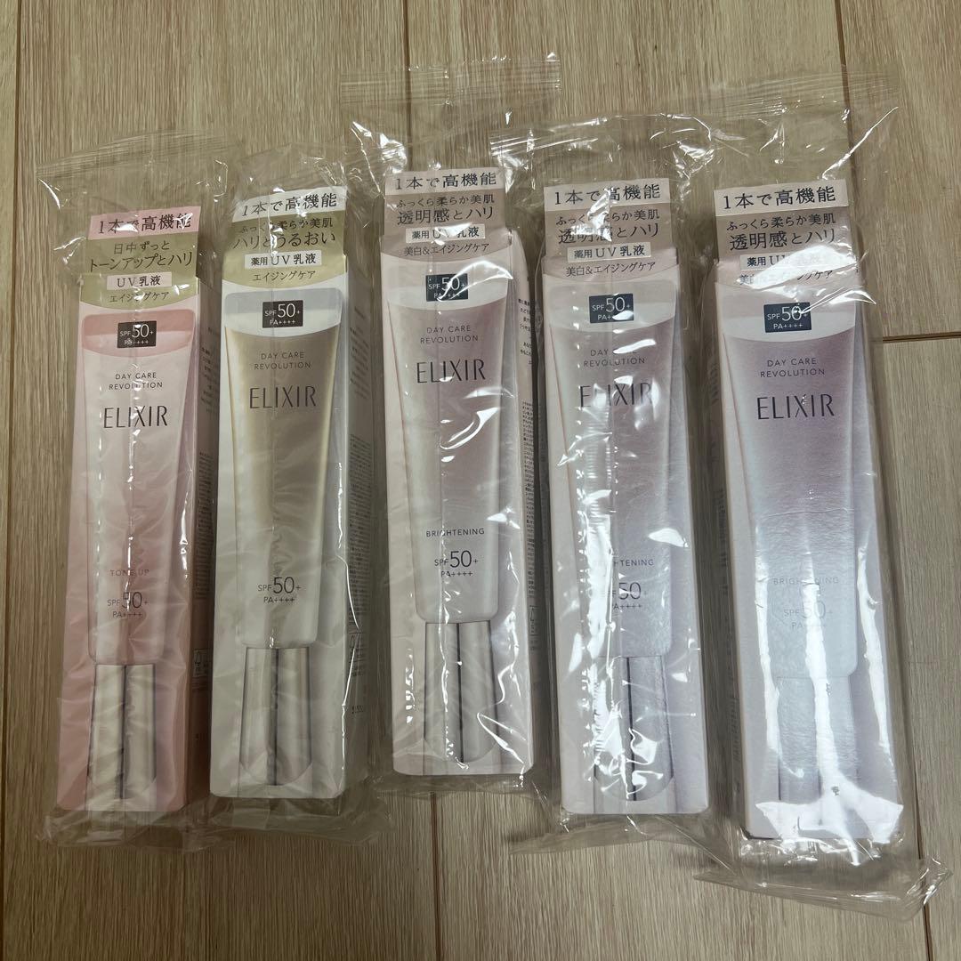 ELIXIR 日焼け止めスティック 5本セット SPF50+