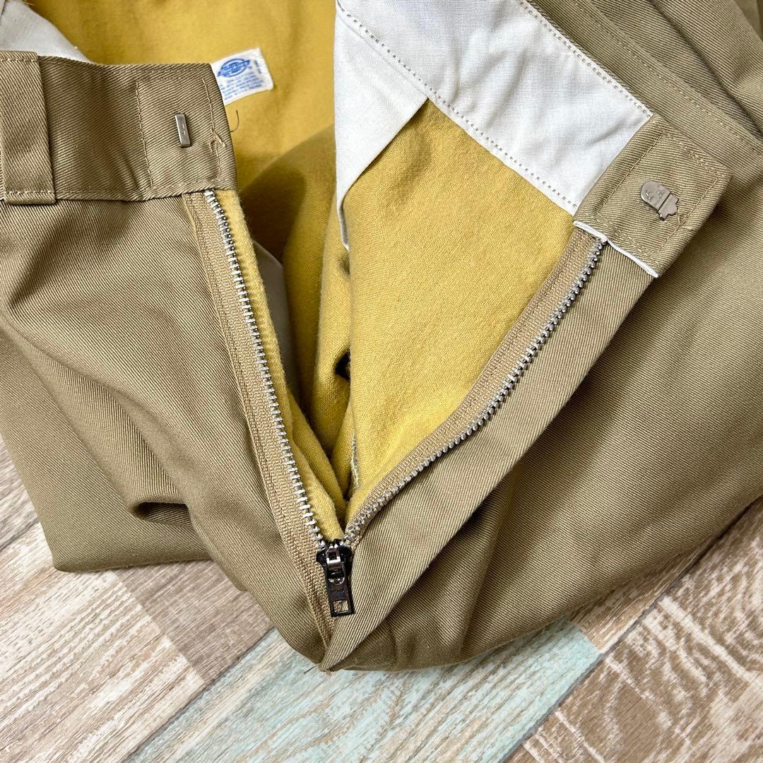 USA製 Dickies ディッキーズ ワークパンツ ちびタグ 裏地付き W38