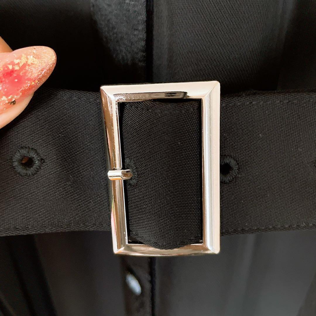 美品　HARE（ハレ）ジャガードキリカエタックワンピース