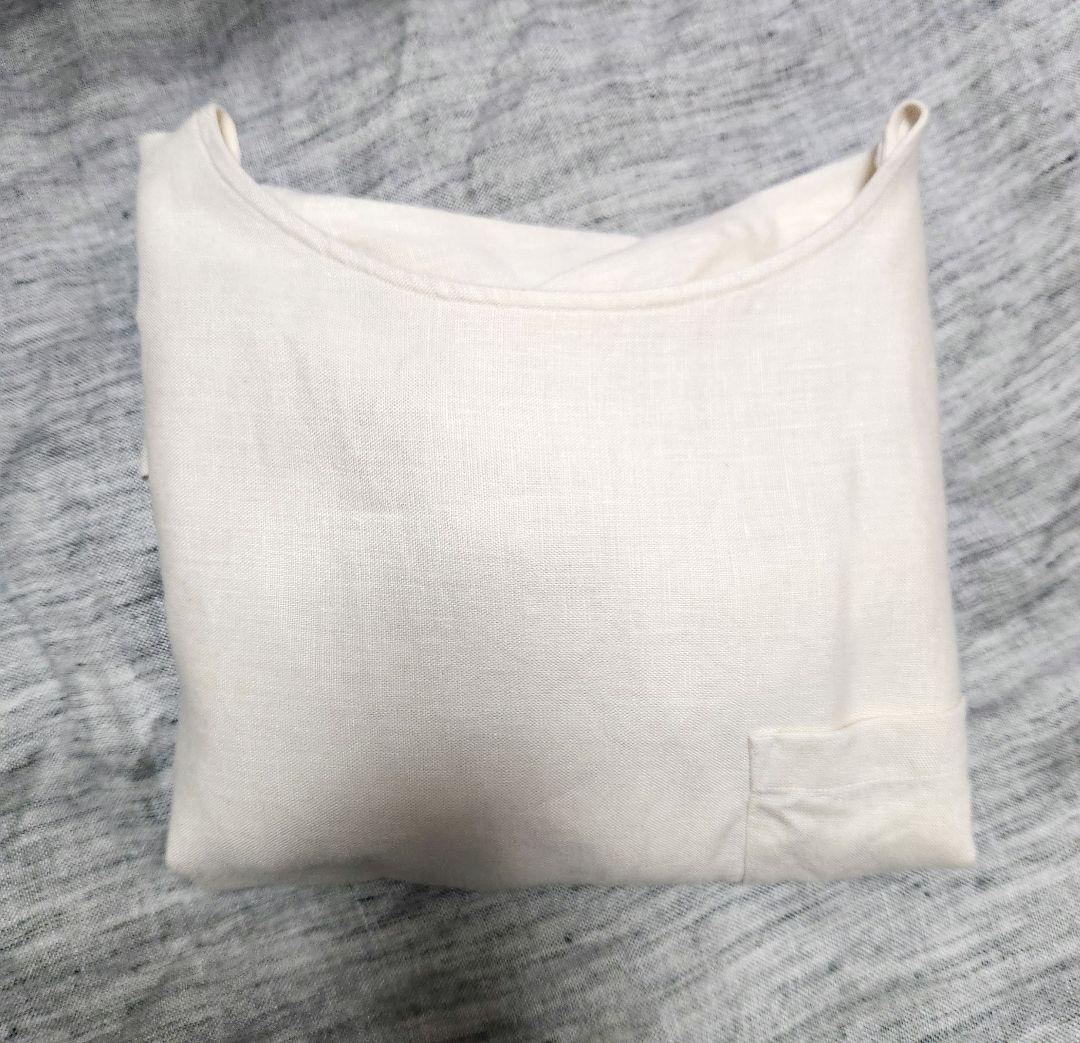 wafu.リネントップス ポケット付き ゆるT