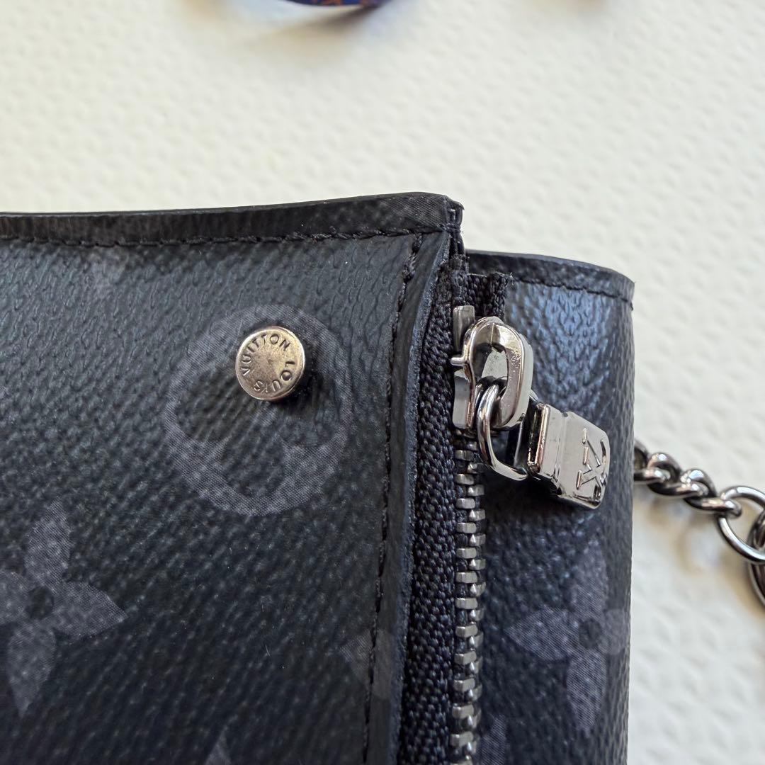 ルイヴィトン チェーン ウォレット LOUIS VUITTON 三つ折り 財布