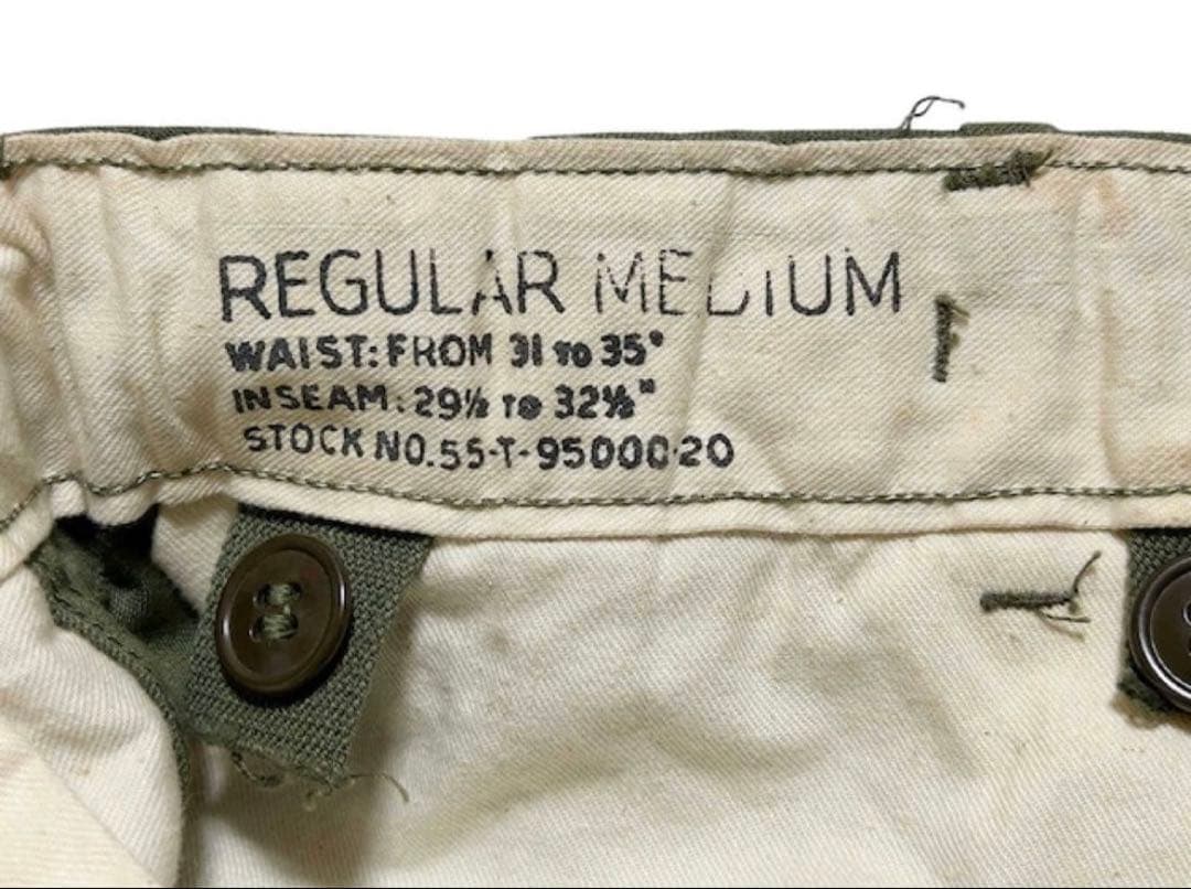 【デッドストック】50s USARMY M-51カーゴパンツ ミリタリー M-L