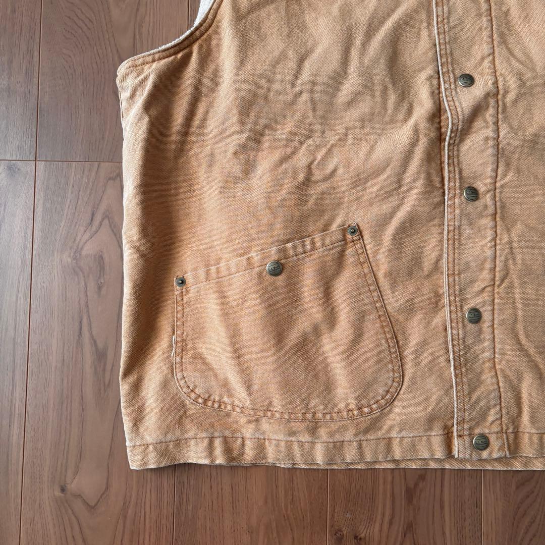 デッド ◎ L.L.BEAN 内ボア ダック ベスト USA製 XXL TALL