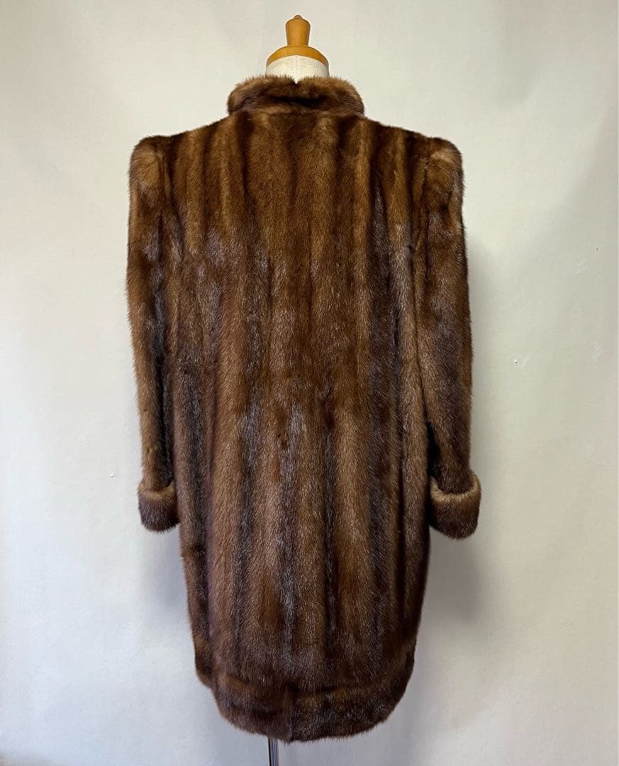 ニナリッチ ミンク 毛皮 コート 13 高級 着丈91cm