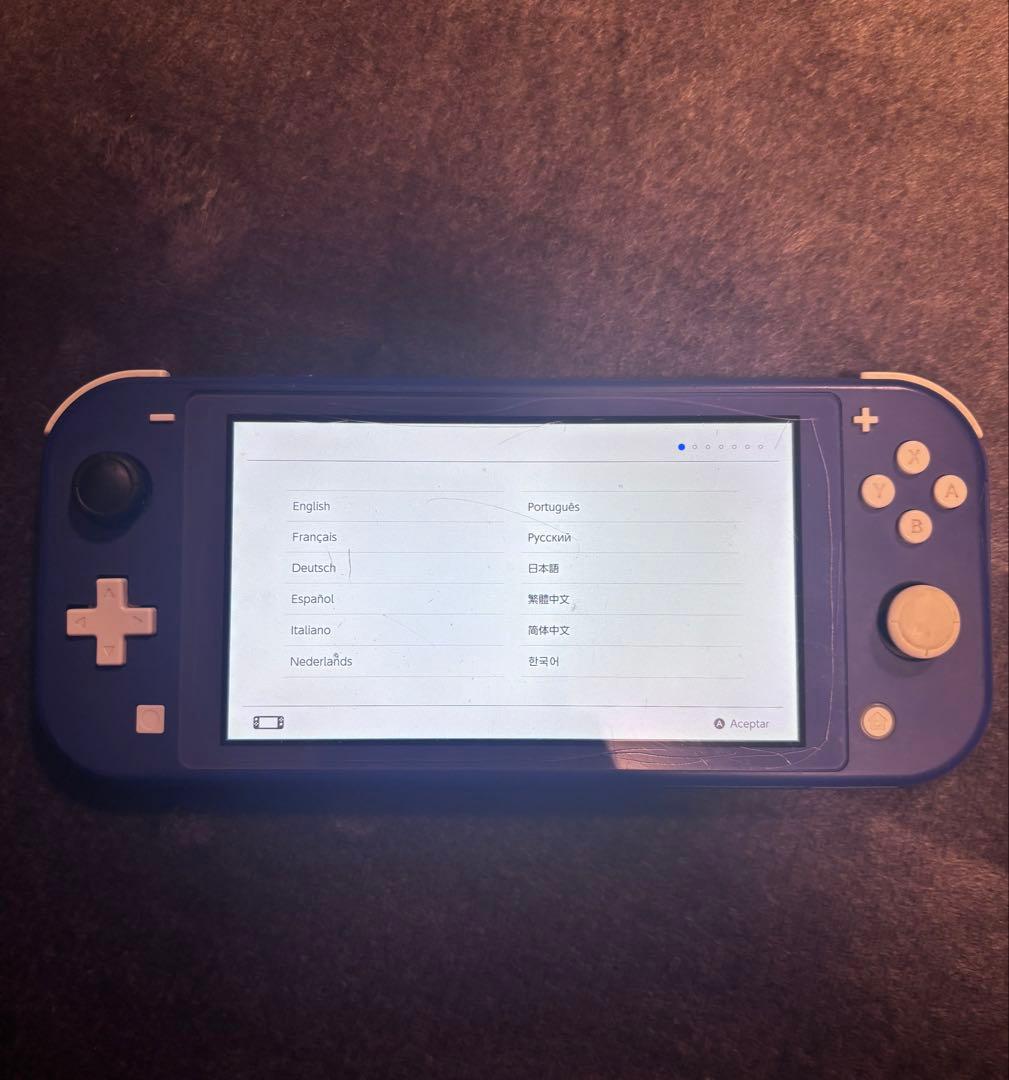 Nintendo Switch Lite 青 本体 充電器付き