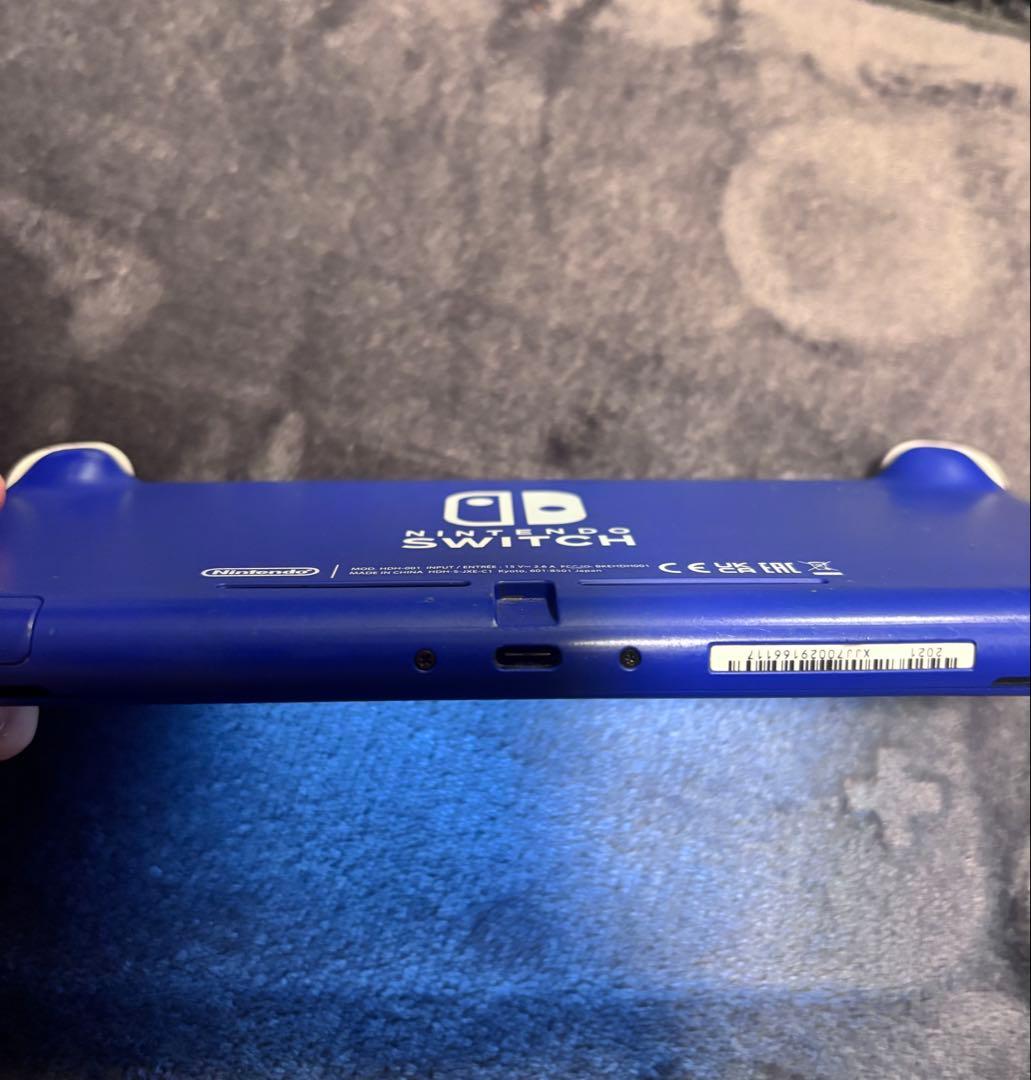 Nintendo Switch Lite 青 本体 充電器付き