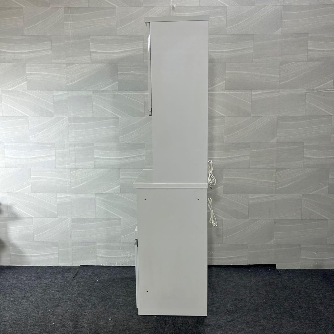 ニトリ 食器棚 リガーレ 60cm ホワイト キッチンボード 家具d4435