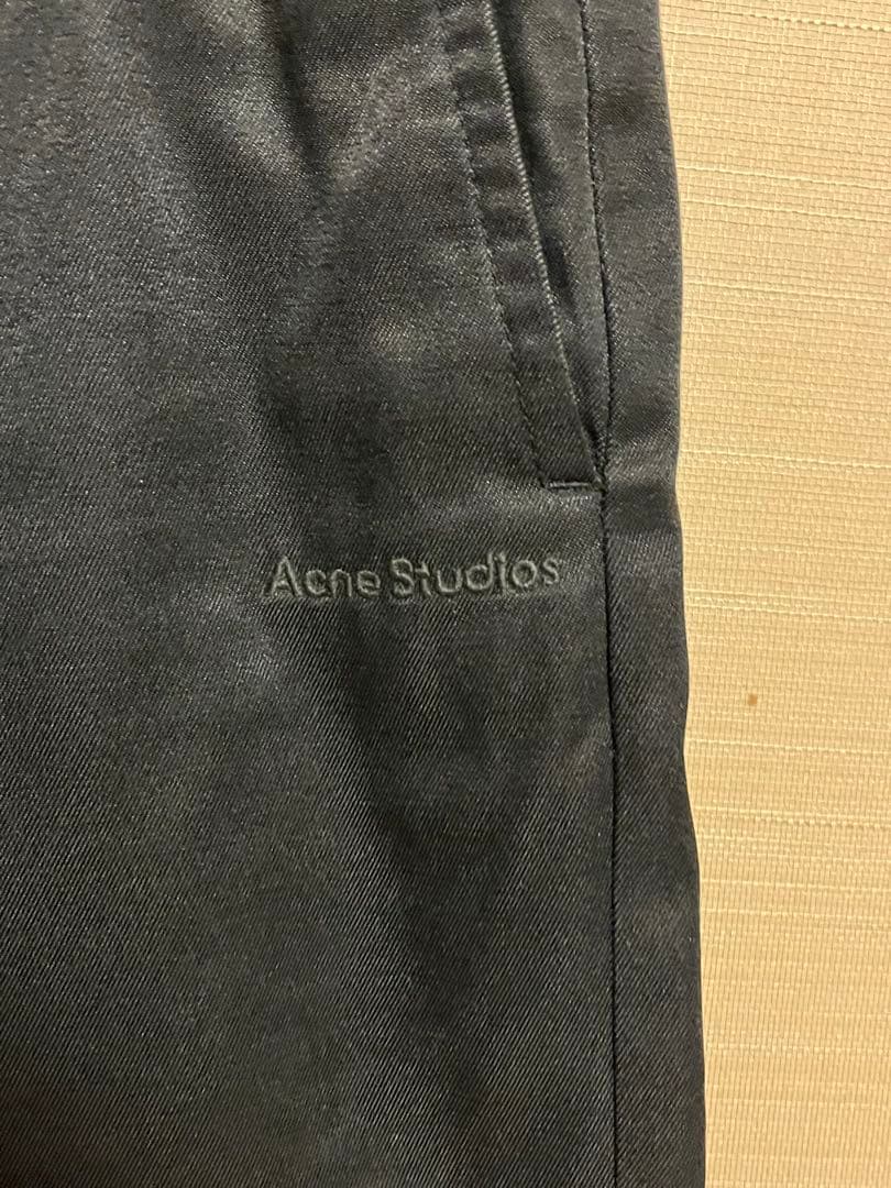 Acne Studios ワイドスラックス S Black