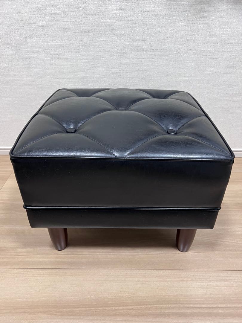 カリモク60 オットマン スタンダードブラック 送料込