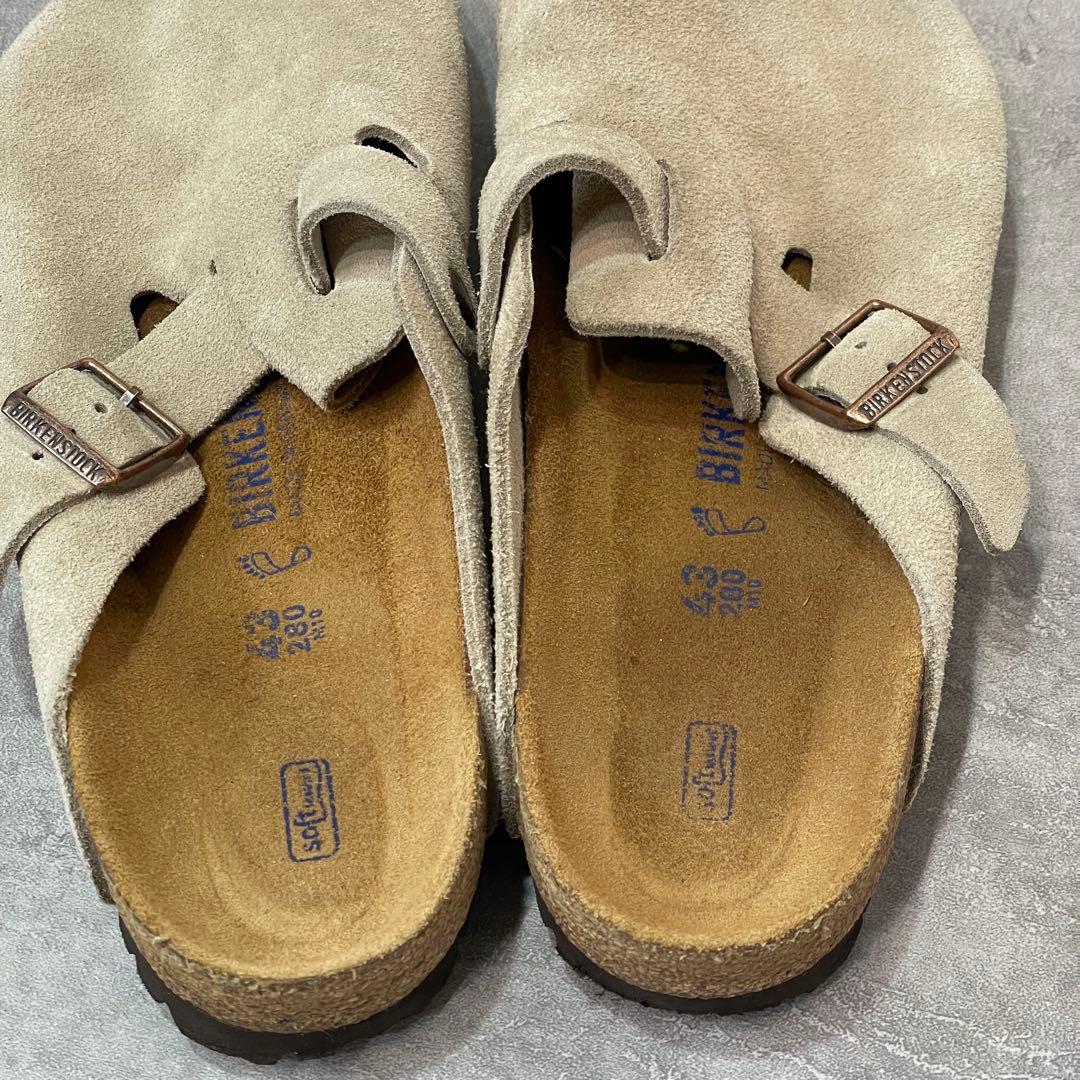 人気良品✨ビルケンシュトック 43 28cm ボストン サボサンダル トープ