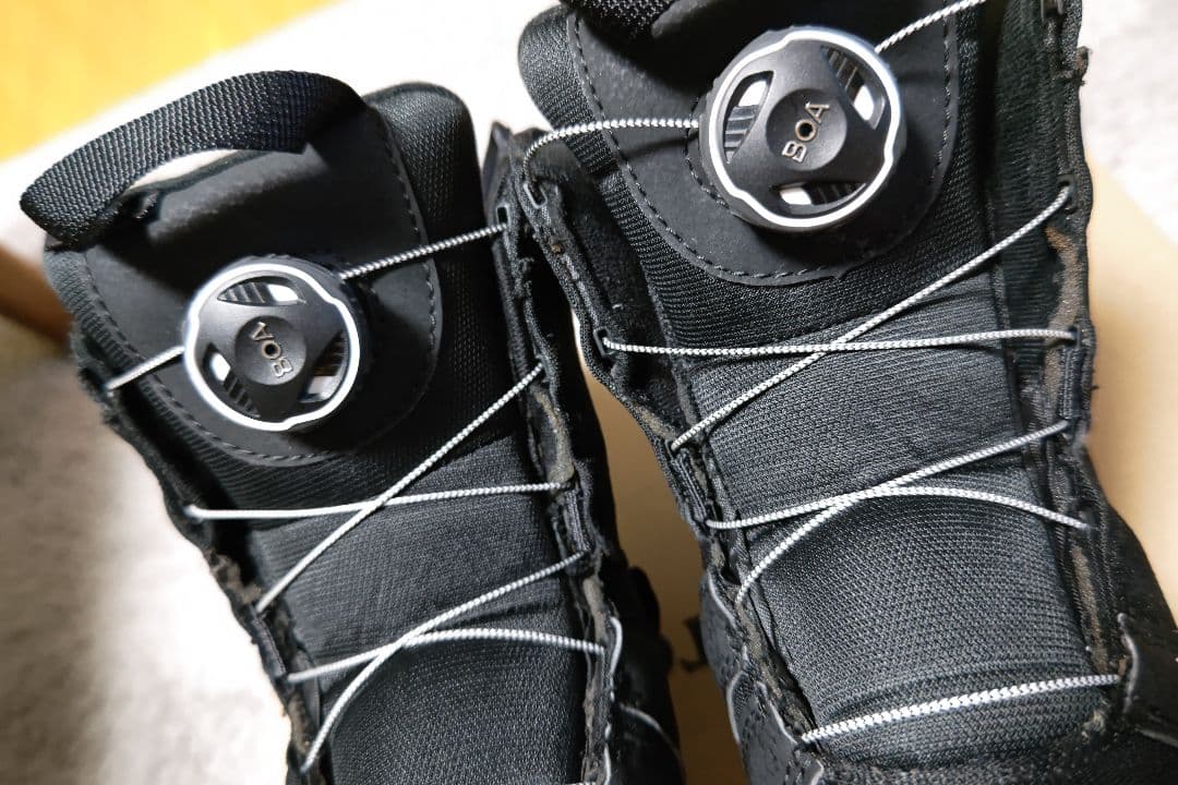 GROM BOA 子ども用スノーボードブーツ ブラック 19.5cm