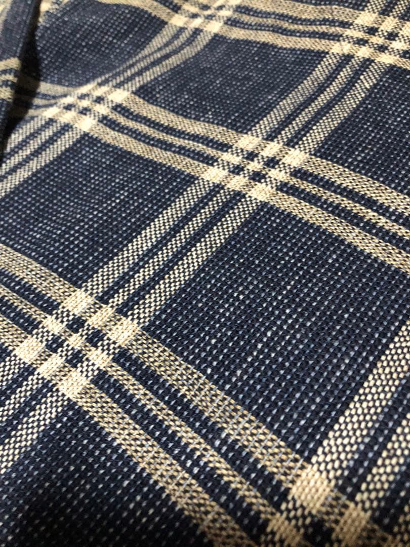 超美品 45R チェック柄ワンピース￼