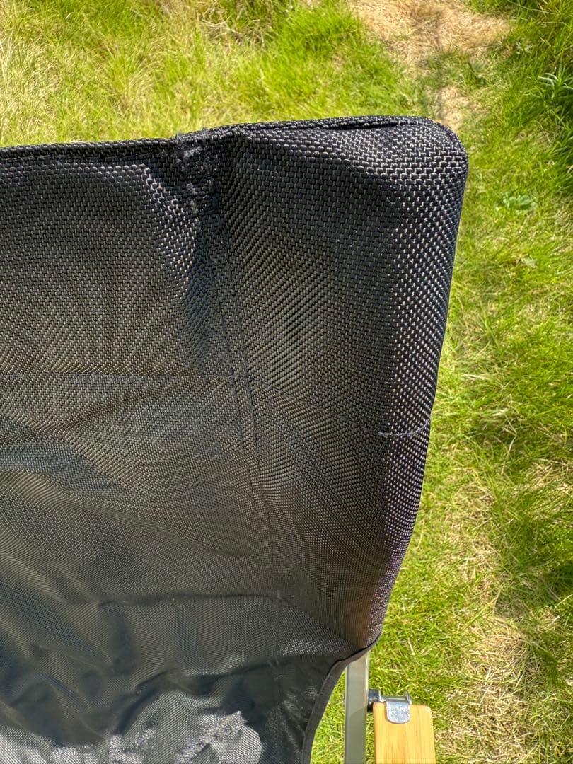  peak ガーデン ローチェア30 ブラック 美品 脚キャップセット