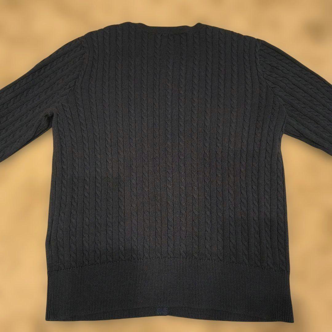 ✨美品 ポロラルフローレン ケーブルニット ネイビー カーディガン S〜Mサイズ