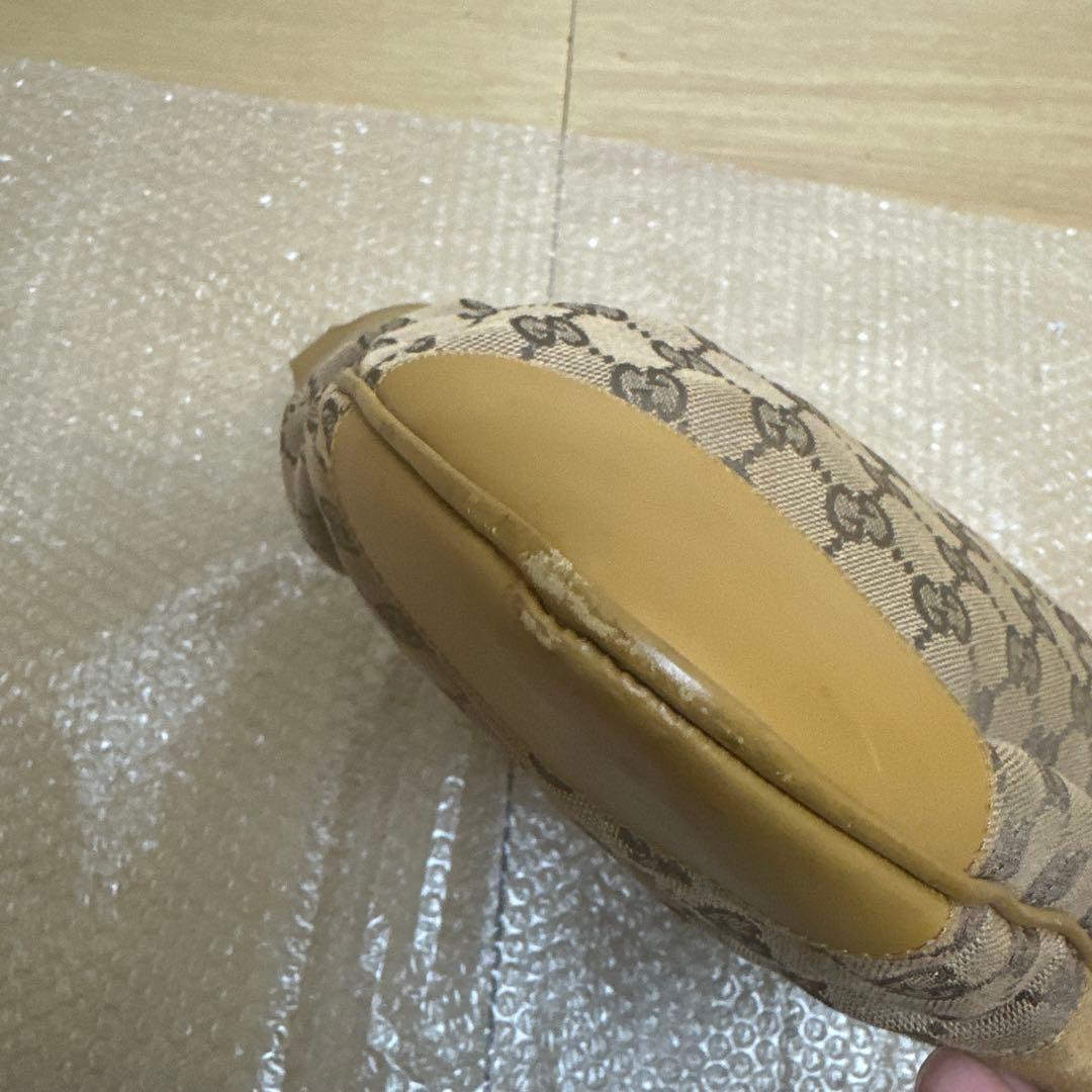 Gucci ハンドバッグ ベージュ/赤