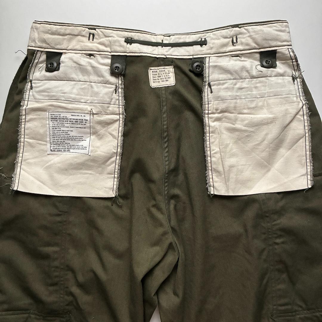 70s 美品 アメリカ軍実物 M65カーゴパンツ M-R(L~XL相当)M-65